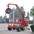 Ce Certificate Zm5004 Log Loading Trailer with Crane for Sale